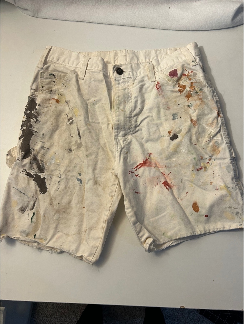 Dickies Porter Paint Splattered Shorts